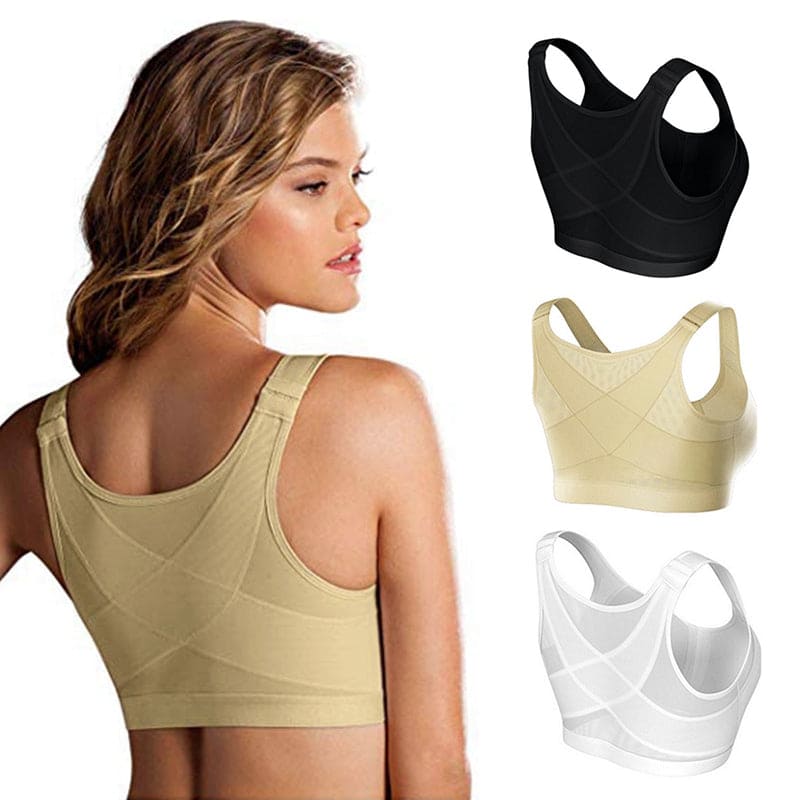 Sutiã Postural Fecho Frontal – Conforto e Sustentação Diária | Compre 1 Leve 2
