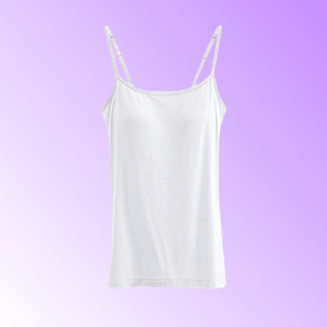 Camiseta Confort com Sutiã Embutido – Suporte e Conforto Sem Marcas | Tecido Respirável | Promoção: Pague 2 Leve 5