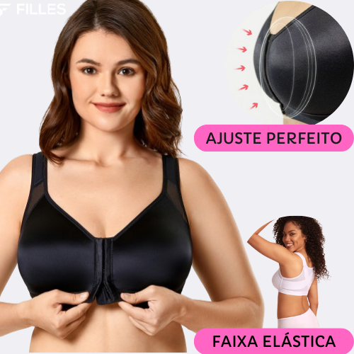 Sutiã Postural Fecho Frontal – Conforto e Sustentação Diária | Compre 1 Leve 2